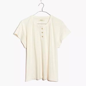 Madewell Hemp-Cotton Henley Tee